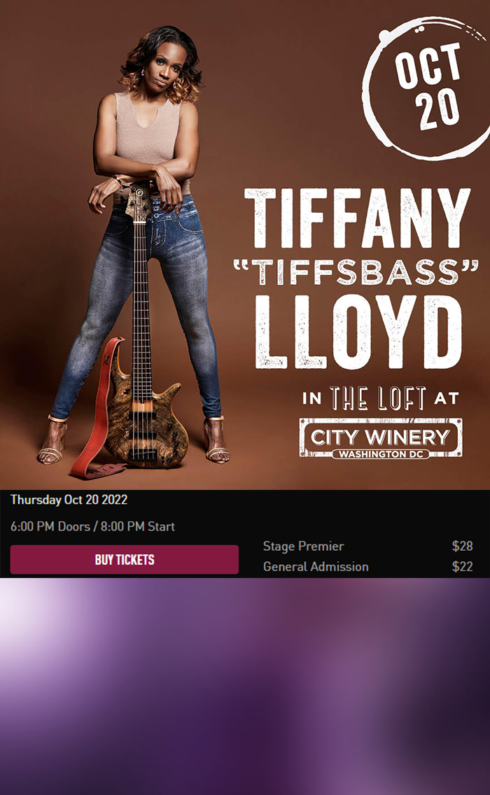 City Winery DC flyer